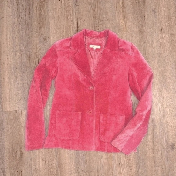 Sorbe • Pink Suede Jacket - Picture 12 of 12